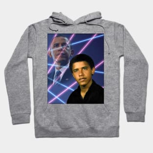 Young Barack Obama School Picture Laser Hoodie